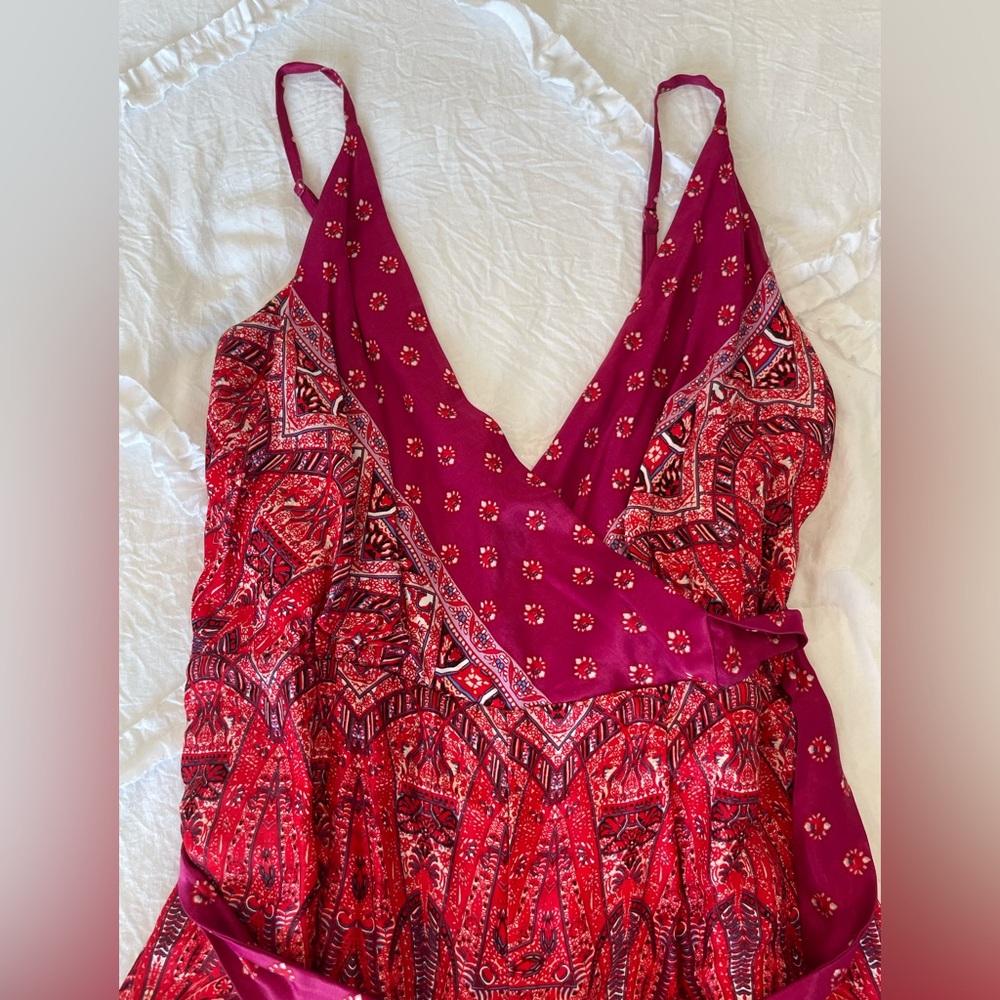 Free People Cabbage Rose Jumpsuit Size 8